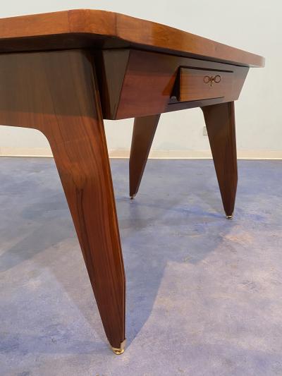 Vittorio Dassi Mobilificio Dassi Dassi Italian Mid Century sculptural desk designed by Vittorio Dassi in 1950s