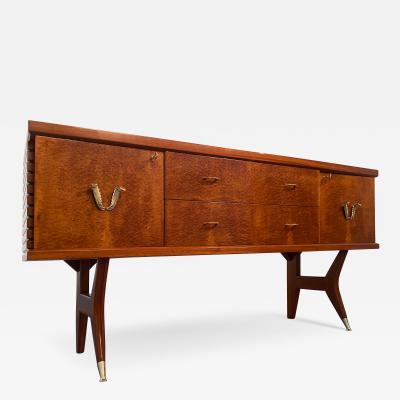 Vittorio Dassi Mobilificio Dassi Dassi Italian Midcentury Amboyna Briar Sideboard by Vittorio Dassi 1950s