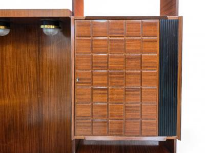 Vittorio Dassi Mobilificio Dassi Dassi Italian Midcentury Modular Wall Unit or Sideboard designed by Dassi 1960s