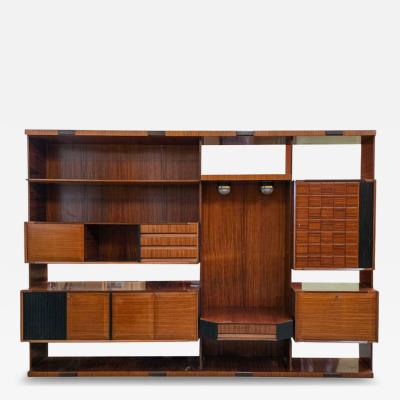 Vittorio Dassi Mobilificio Dassi Dassi Italian Midcentury Modular Wall Unit or Sideboard designed by Dassi 1960s
