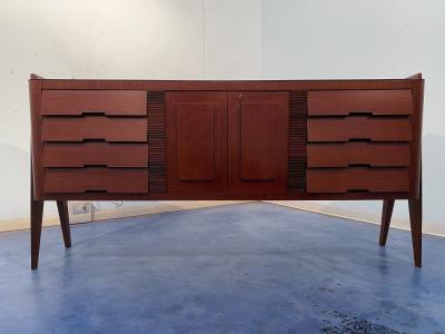 Vittorio Dassi Mobilificio Dassi Dassi Italian Midcentury Sideboard Bar by Vittorio Dassi 1950s