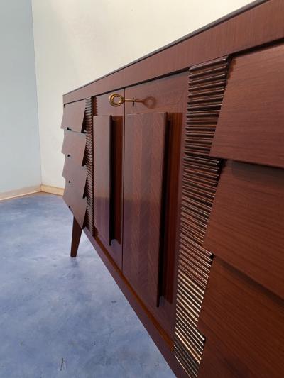 Vittorio Dassi Mobilificio Dassi Dassi Italian Midcentury Sideboard Bar by Vittorio Dassi 1950s