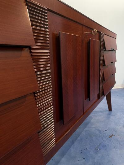 Vittorio Dassi Mobilificio Dassi Dassi Italian Midcentury Sideboard Bar by Vittorio Dassi 1950s