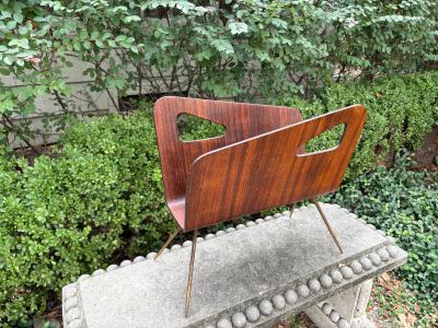 Vittorio Dassi Mobilificio Dassi Dassi Italian Modern Magazine Rack
