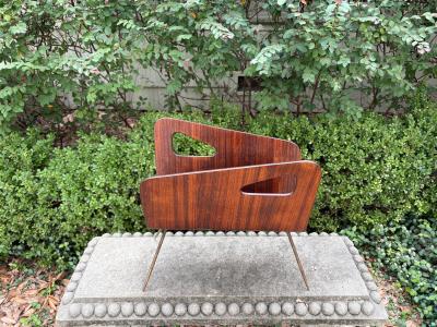 Vittorio Dassi Mobilificio Dassi Dassi Italian Modern Magazine Rack