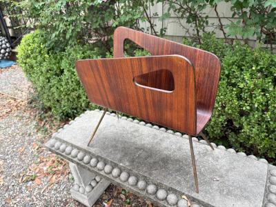 Vittorio Dassi Mobilificio Dassi Dassi Italian Modern Magazine Rack