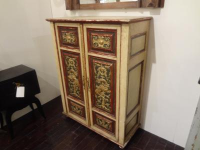 Vittorio Dassi Mobilificio Dassi Dassi Italian Painted and Giltwood Chinoiserie Cabinet