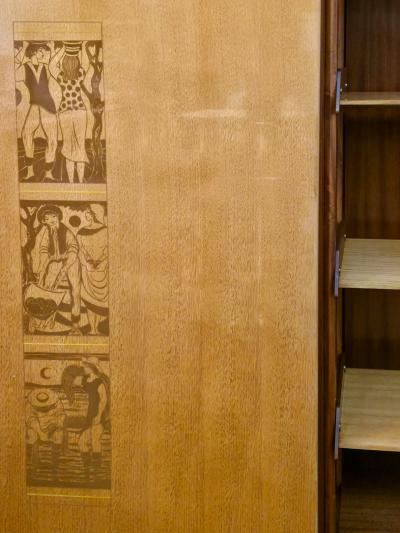 Vittorio Dassi Mobilificio Dassi Dassi Italian Wardrobe Bookcase Modular Wall Unit by Vittorio Dassi Italy 1960s