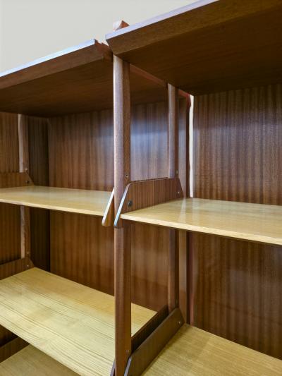 Vittorio Dassi Mobilificio Dassi Dassi Italian Wardrobe Bookcase Modular Wall Unit by Vittorio Dassi Italy 1960s