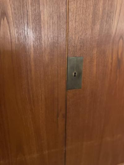 Vittorio Dassi Mobilificio Dassi Dassi Mid Century Modern Wooden Wall Unit by Vittorio Dassi