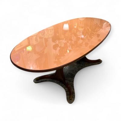 Vittorio Dassi Mobilificio Dassi Dassi Oval Dining Table by Vittorio Dassi 1950s