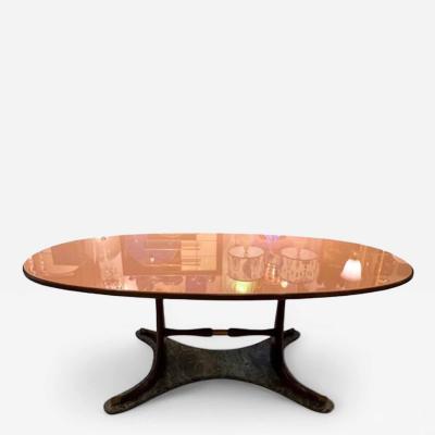 Vittorio Dassi Mobilificio Dassi Dassi Oval Dining Table by Vittorio Dassi 1950s