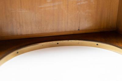 Vittorio Dassi Mobilificio Dassi Dassi PAIR OF ITALIAN WALNUT MIDCENTURY NIGHT TABLES BY VITTORIO DASSI