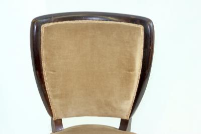 Vittorio Dassi Mobilificio Dassi Dassi Set of Six Dining Chairs by Vittorio Dassi 1940 Italy