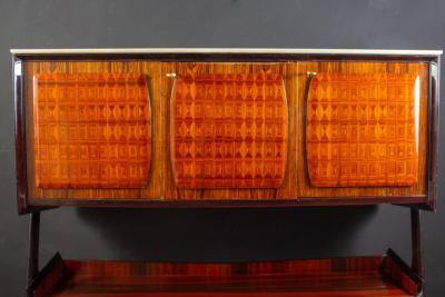 Vittorio Dassi Mobilificio Dassi Dassi Vittorio Dassi Design Midcentury Sideboard or Bar Cabinet 1950s