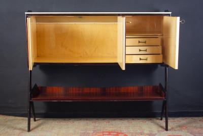 Vittorio Dassi Mobilificio Dassi Dassi Vittorio Dassi Design Midcentury Sideboard or Bar Cabinet 1950s