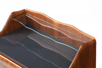 Vittorio Dassi Mobilificio Dassi Dassi Vittorio Dassi Mahogany Burl Nightstands