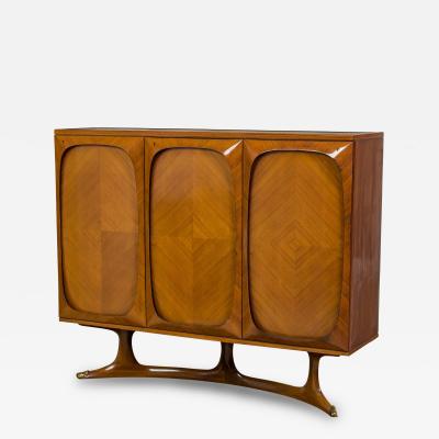 Vittorio Dassi Mobilificio Dassi Dassi Vittorio Dassi Mid Century Italian Three Door Mahogany Credenza
