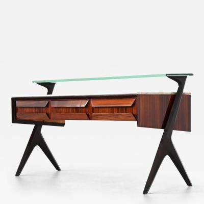 Vittorio Dassi Mobilificio Dassi Dassi Vittorio Dassi sideboard in rosewood and marble Dassi Italy 1953