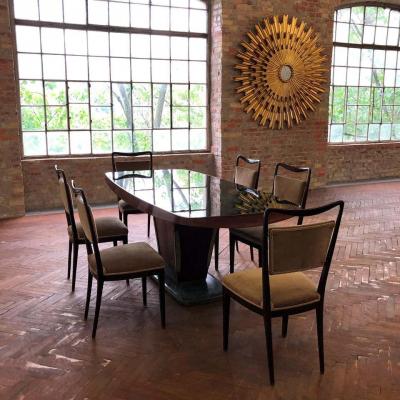 Vittorio Dassi Vittorio Dassi Iconic Design Midcentury Dining Table 1950s
