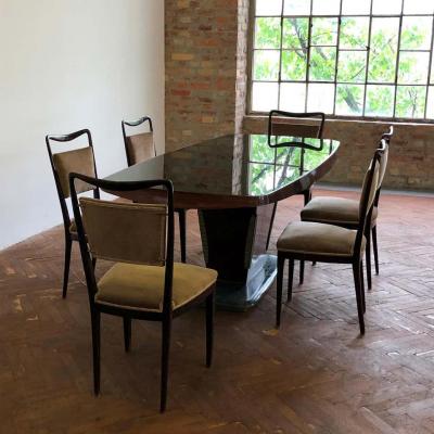 Vittorio Dassi Vittorio Dassi Iconic Design Midcentury Dining Table 1950s