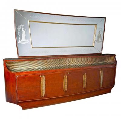 Vittorio Dassi Vittorio Dassi Iconic Design Midcentury Dining Table 1950s