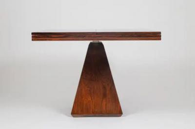 Vittorio Introini Geometric expanding dining table Italy c1960