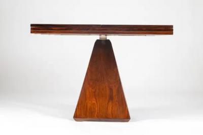 Vittorio Introini Geometric expanding dining table Italy c1960