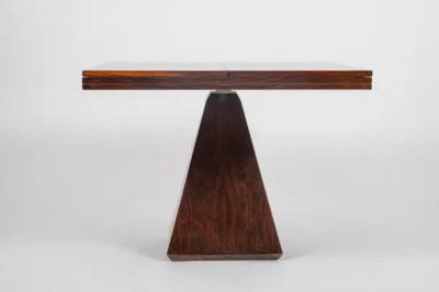 Vittorio Introini Geometric expanding dining table Italy c1960