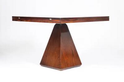 Vittorio Introini Geometric expanding dining table Italy c1960