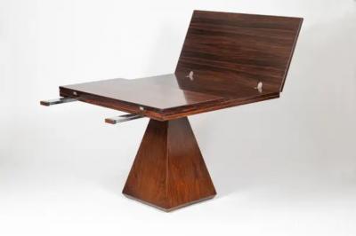 Vittorio Introini Geometric expanding dining table Italy c1960