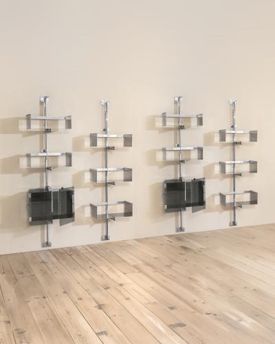 Vittorio Introini Vittorio Introini Modular Bookcase Set mod P700 by Saporiti Italian Design
