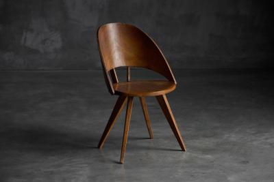 Vittorio Nobili Mid Century Plywood Dining Chairs Italy 1950s