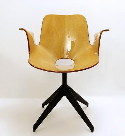 Vittorio Nobili Swivel Chair Medea By Vittorio Nobili For Fratelli Tagliabue