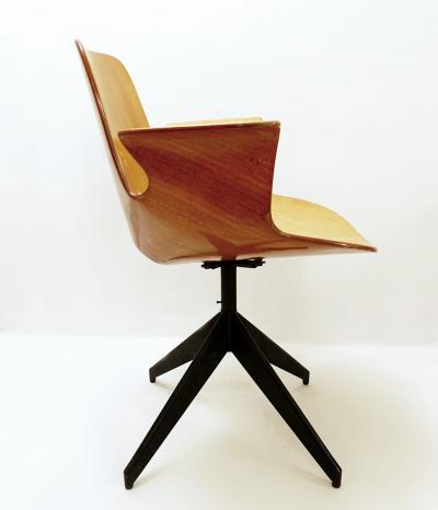 Vittorio Nobili Swivel Chair Medea By Vittorio Nobili For Fratelli Tagliabue
