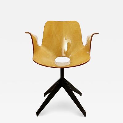 Vittorio Nobili Swivel Chair Medea By Vittorio Nobili For Fratelli Tagliabue