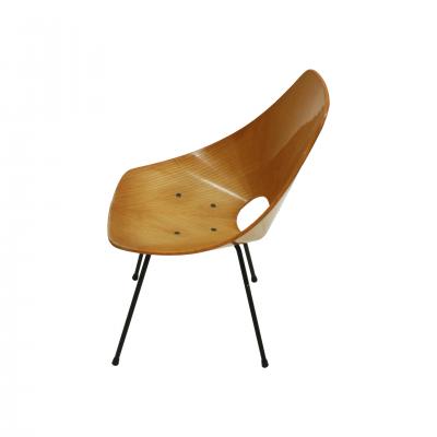 Vittorio Nobili Vittorio Nobili Medea 1950s Italian Set of Four Chairs