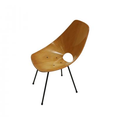 Vittorio Nobili Vittorio Nobili Medea 1950s Italian Set of Four Chairs