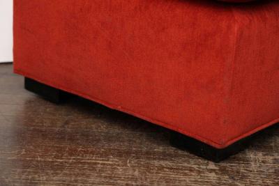 Vittorio Valabrega Pair of Upholstered Ottomans by Vittorio Valabrega