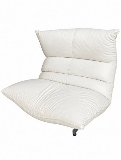 Vittorio Varo Canestrari Lounge Chair and Ottoman Italy 1970