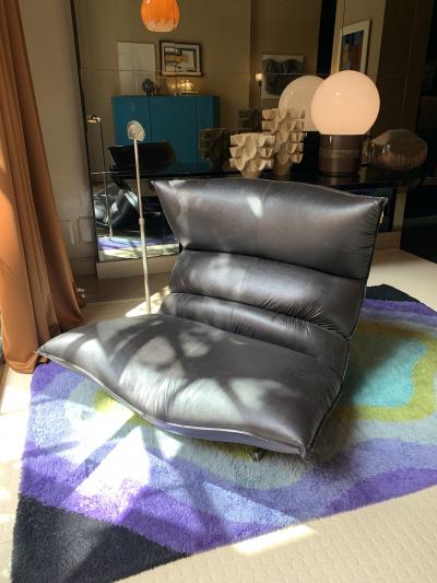 Vittorio Varo Vittorio Varo Canestrari lounge chair for 1P Italy 1970s