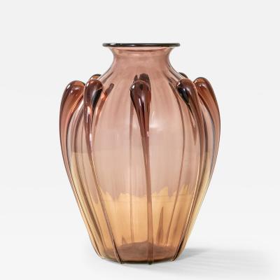 Vittorio Zecchin Vittorio Zecchin for Venini Murano Glass Vase