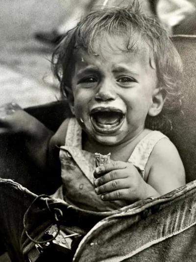 Vivian Maier Crying Child in Stroller Vintage Print Female Street Photographer