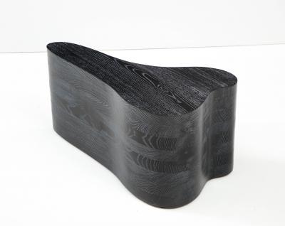 Vladimir Kagan 1960s Biomorphic Custom Made Cerused Oak Coffee Table