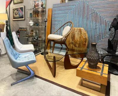 Vladimir Kagan 1966 Vladimir Kagan for Chrome Craft Sculpta Unicorn Chair