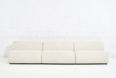 Vladimir Kagan 3 Piece Modular Sofa by Vladimir Kagan for Preview 1988