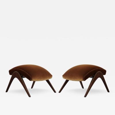 Vladimir Kagan Contour Stools by Vladimir Kagan