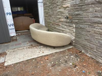 Vladimir Kagan Curvaceous Vladimir Kagan Serpentine Sloane Sofa Mid Century Modern