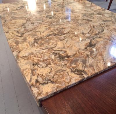 Vladimir Kagan Early Walnut and Marble Curvy Coffee Table