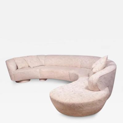 Vladimir Kagan Exceptional Original Vladimir Kagan 4 pc Sectional sofa by Directional Furniture